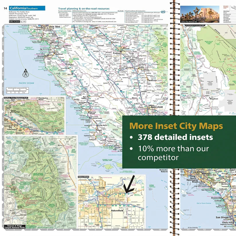 Road Atlas & National Park Guide 2027: United States, Canada, Mexico